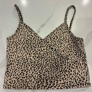 Cheetah print tank top. Cute for the summer. Good quality.